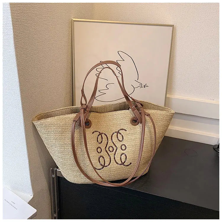 BORSA DI PAGLIA - LOUISE