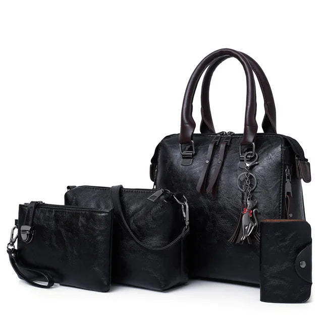 SET PREMIUM - BORSA + PORTAFOGLIO + POCHETTE + NECESSAIRE IN OMAGGIO