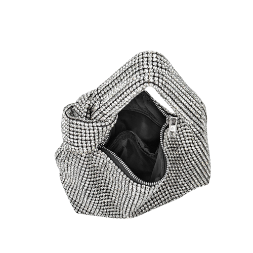 BORSA BAGUETTE GLITTERATA - FABIANA