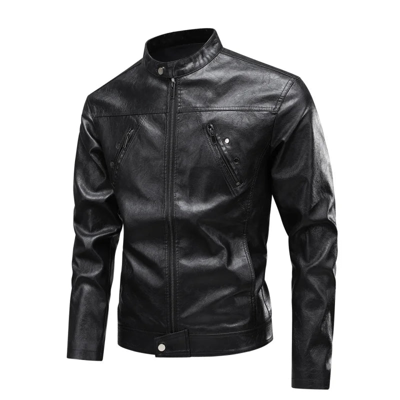 Cristian | Leather Aviator Jacket