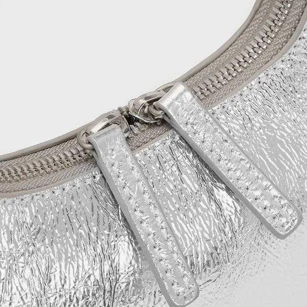 BORSA BAGUETTE IN PELLE - AURORA