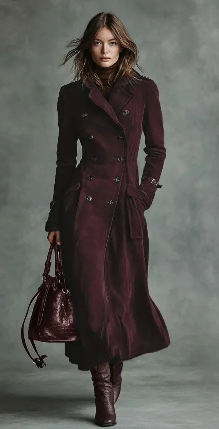 Lisa | Cappotto Lungo con Cintura