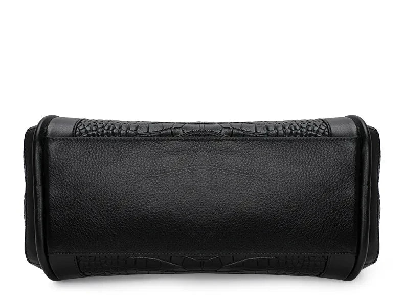 BORSA MEDIA IN PELLE - CHLOE CROCO