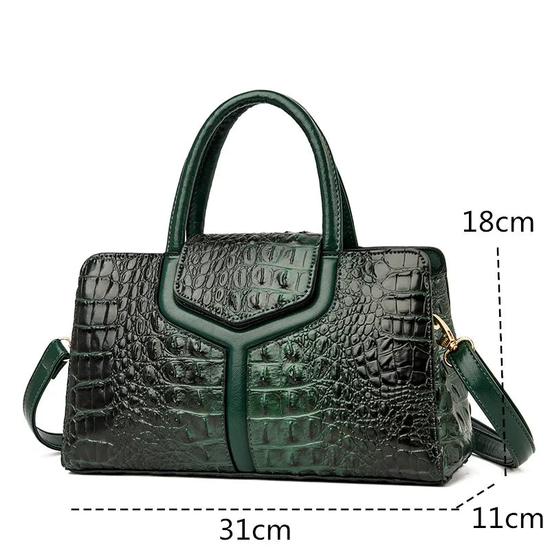 BORSA IN PELLE - CROCK