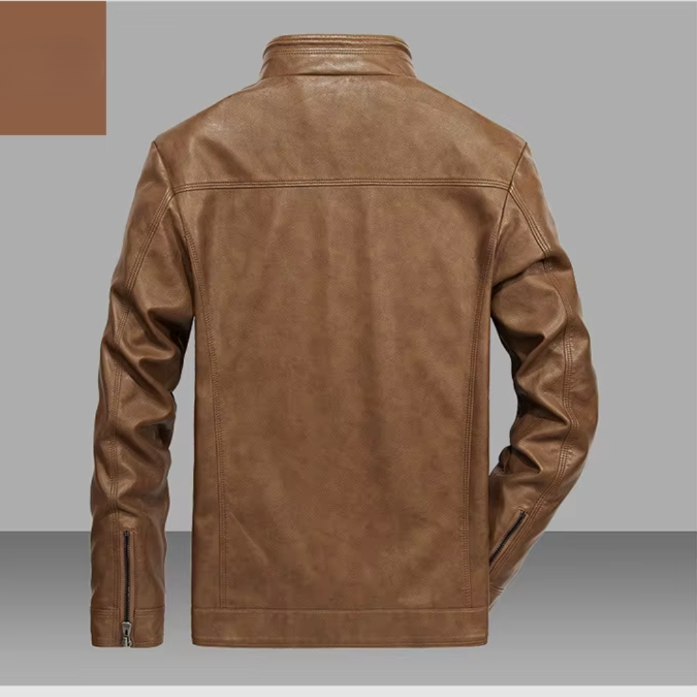 Kevin | Oversize Leather Jacket