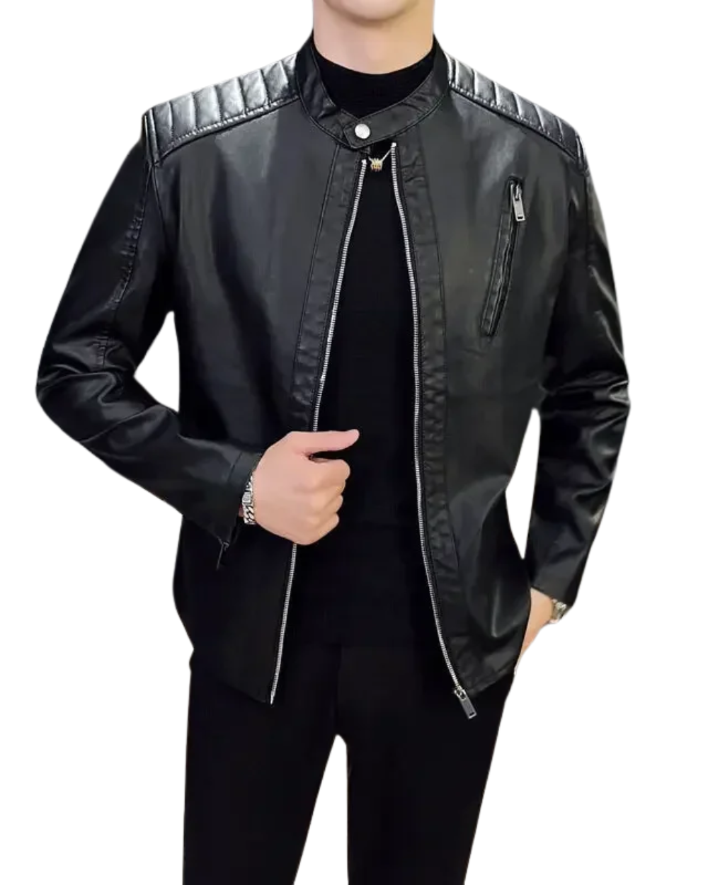 Michele | Refined Leather Jacket