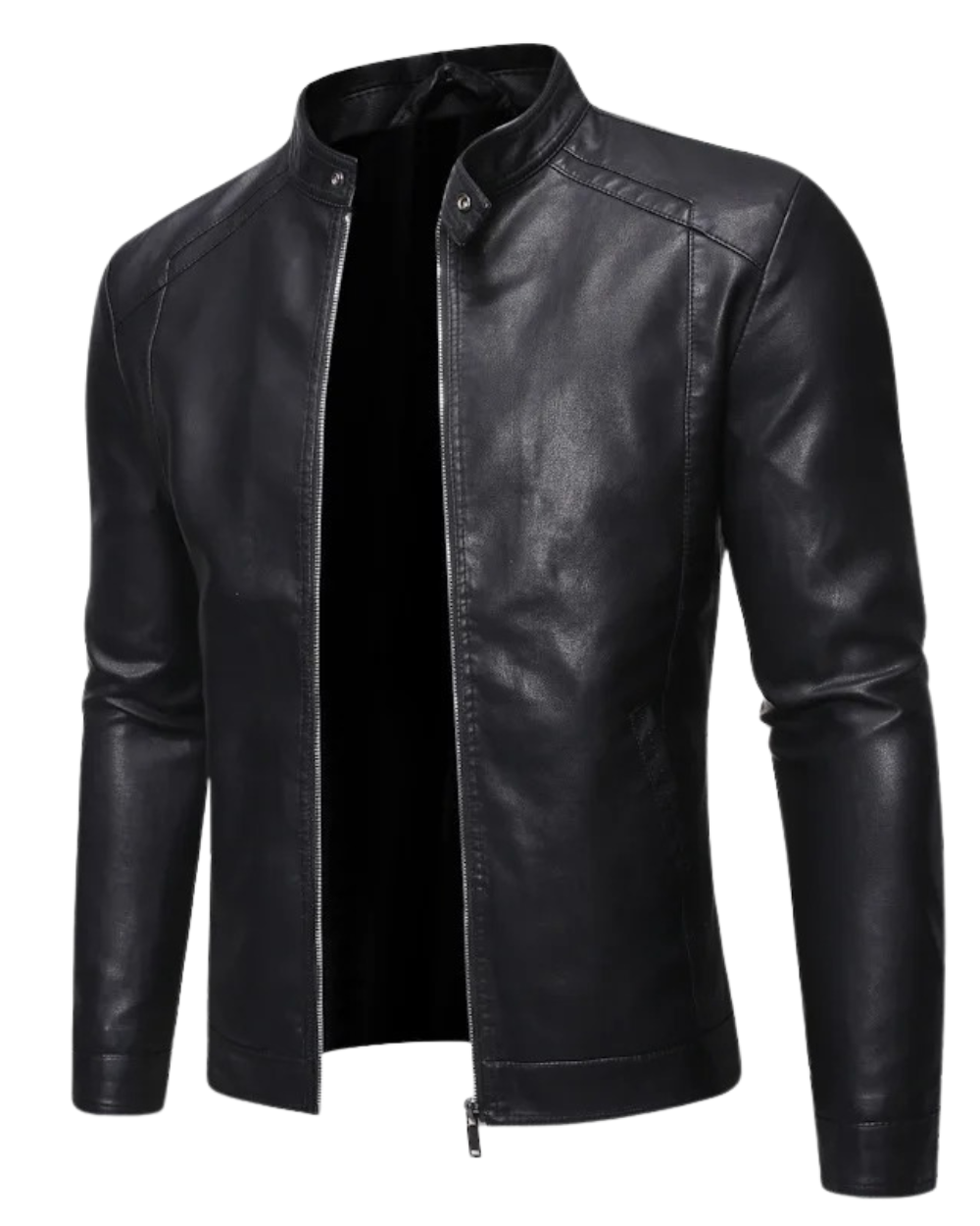 Gabriele | High-Collar Leather Jacket