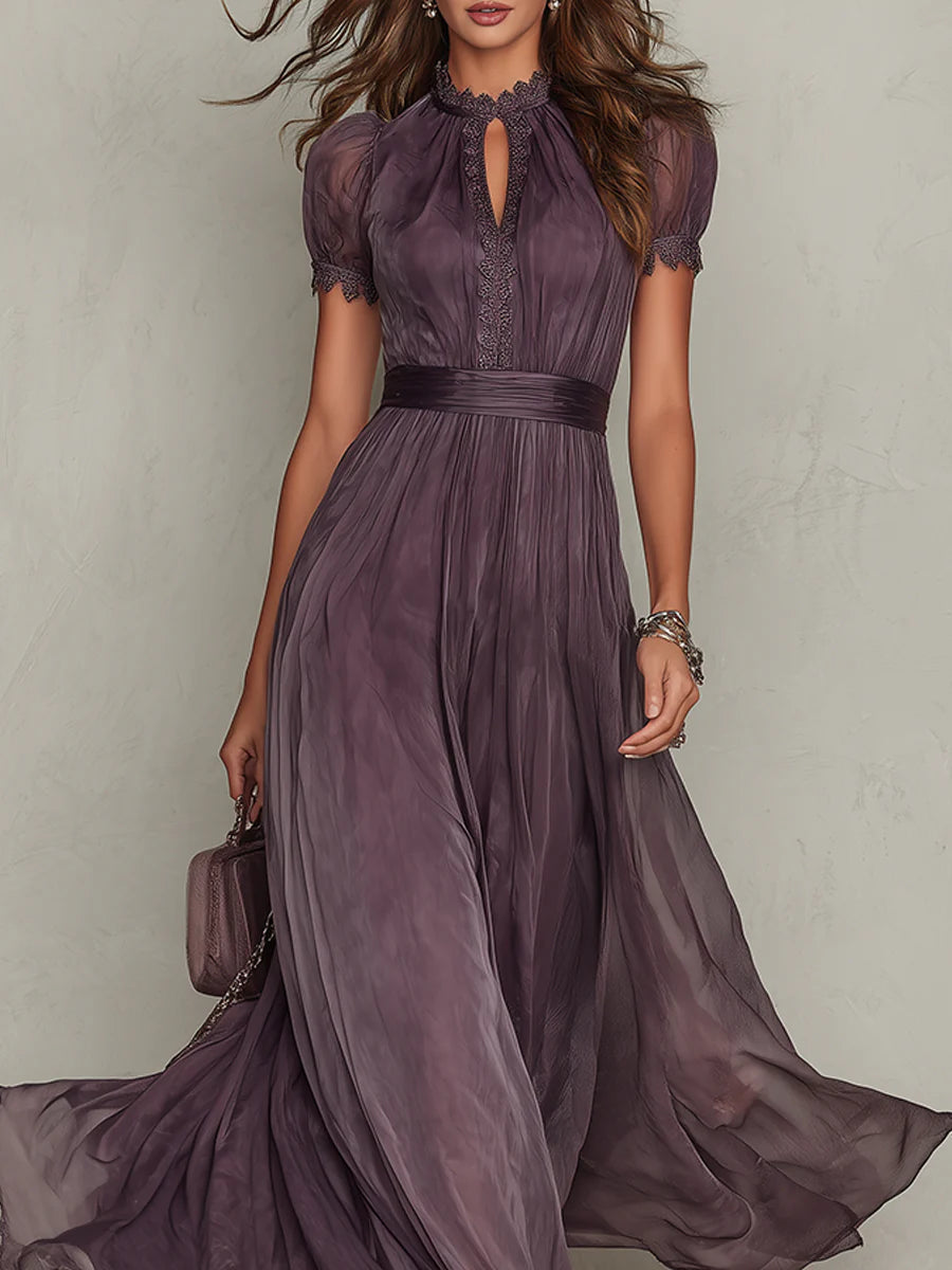 Marina | Abito Lungo In Chiffon