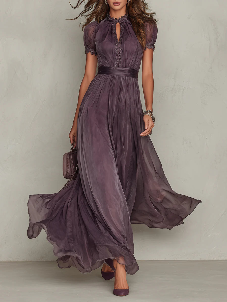 Marina | Abito Lungo In Chiffon