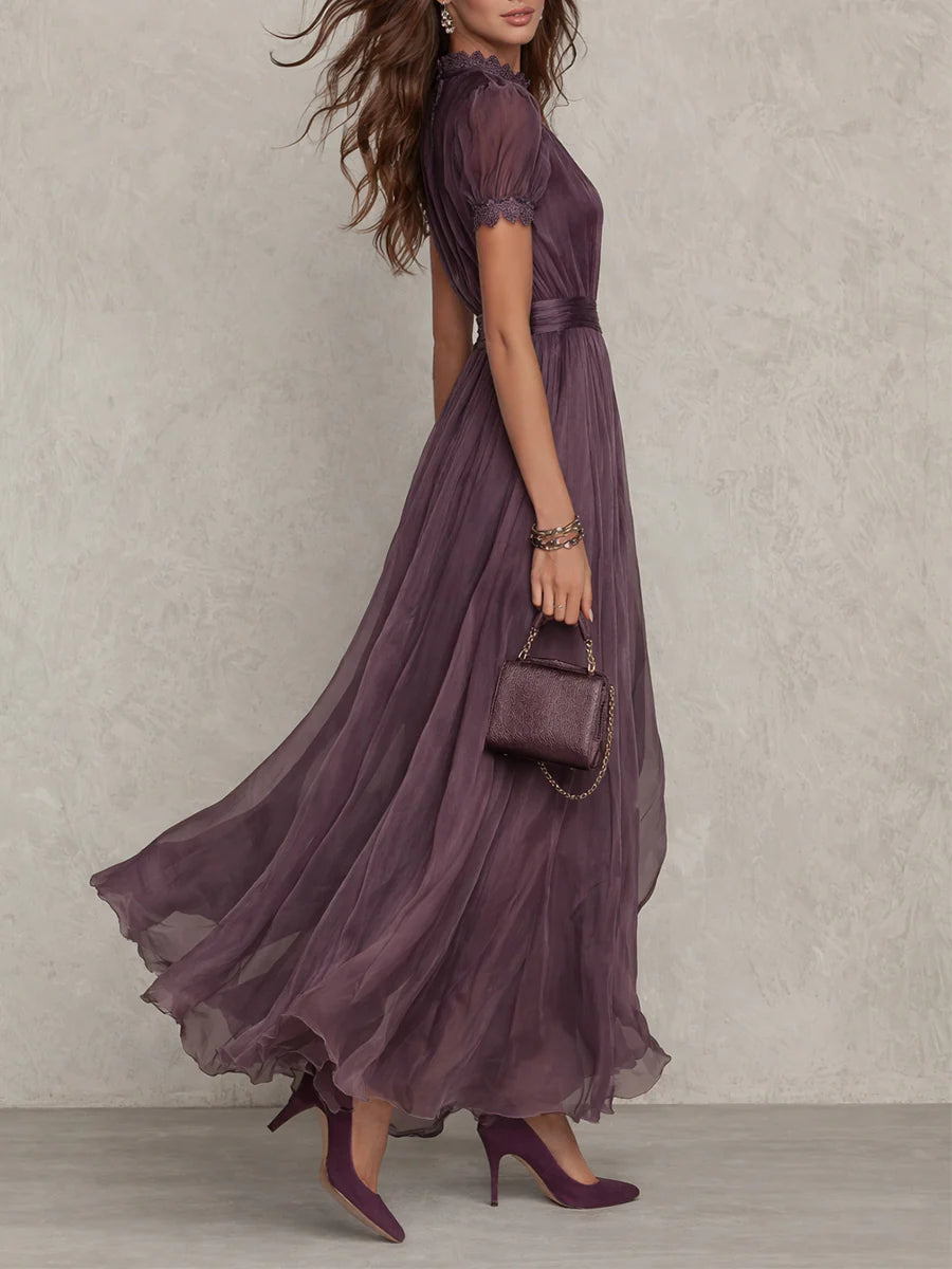 Marina | Abito Lungo In Chiffon