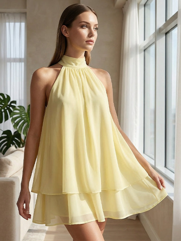Plume | Light Floaty Layered Mini Dress