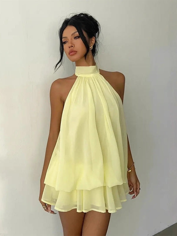 Plume | Light Floaty Layered Mini Dress