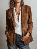Lucia | Blazer Vintage Marrone