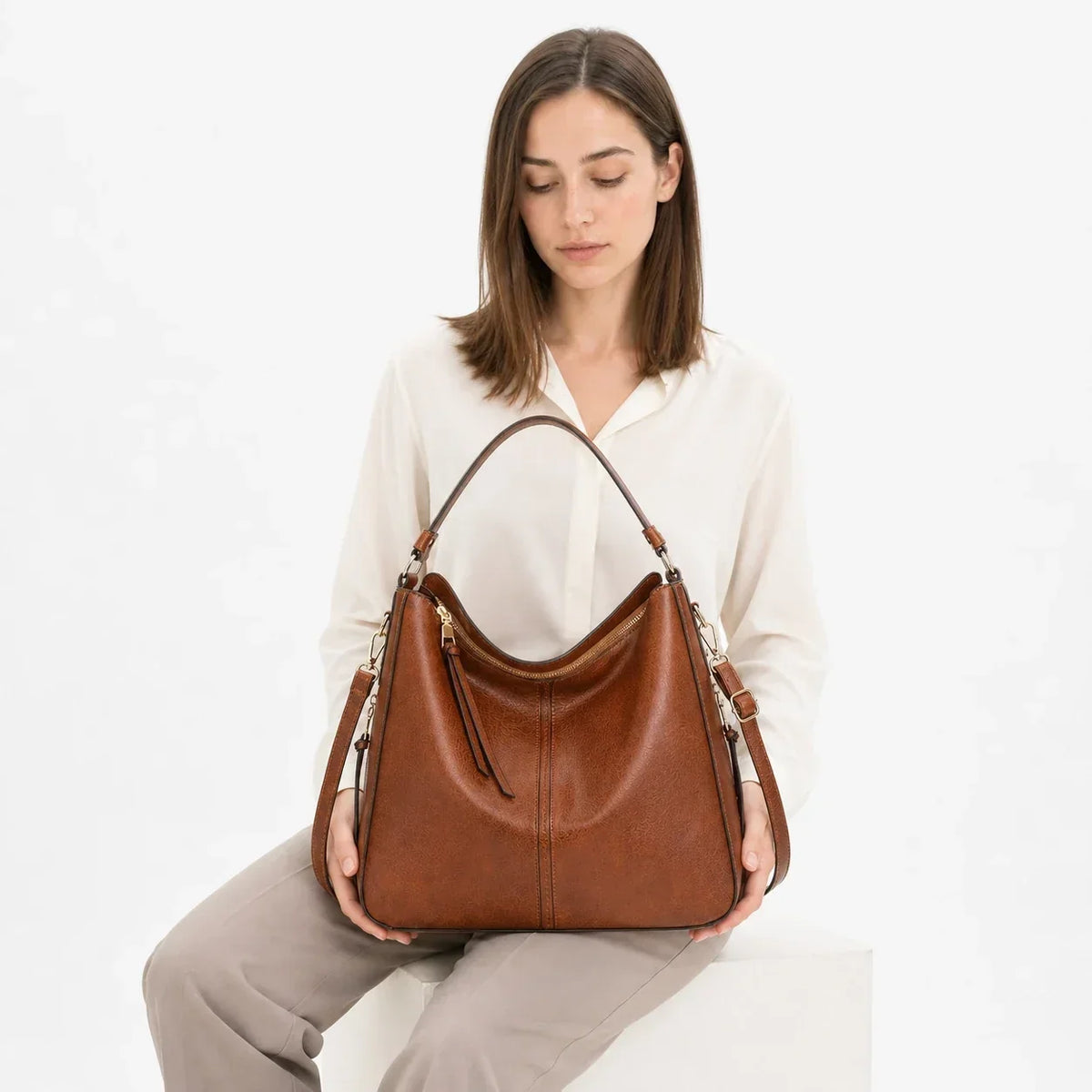 GENUINE LEATHER BAG - MILA