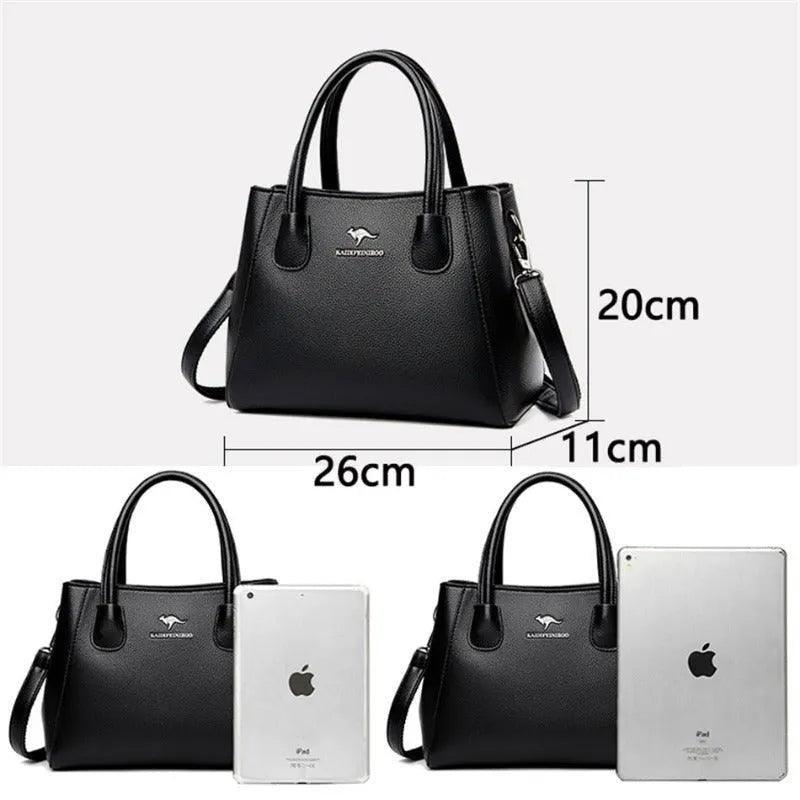 BORSA A TRACOLLA IN PELLE - QUALITY