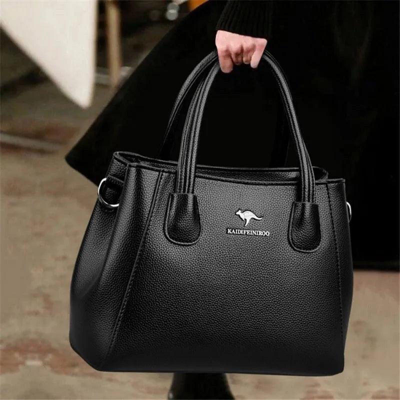 BORSA A TRACOLLA IN PELLE - QUALITY