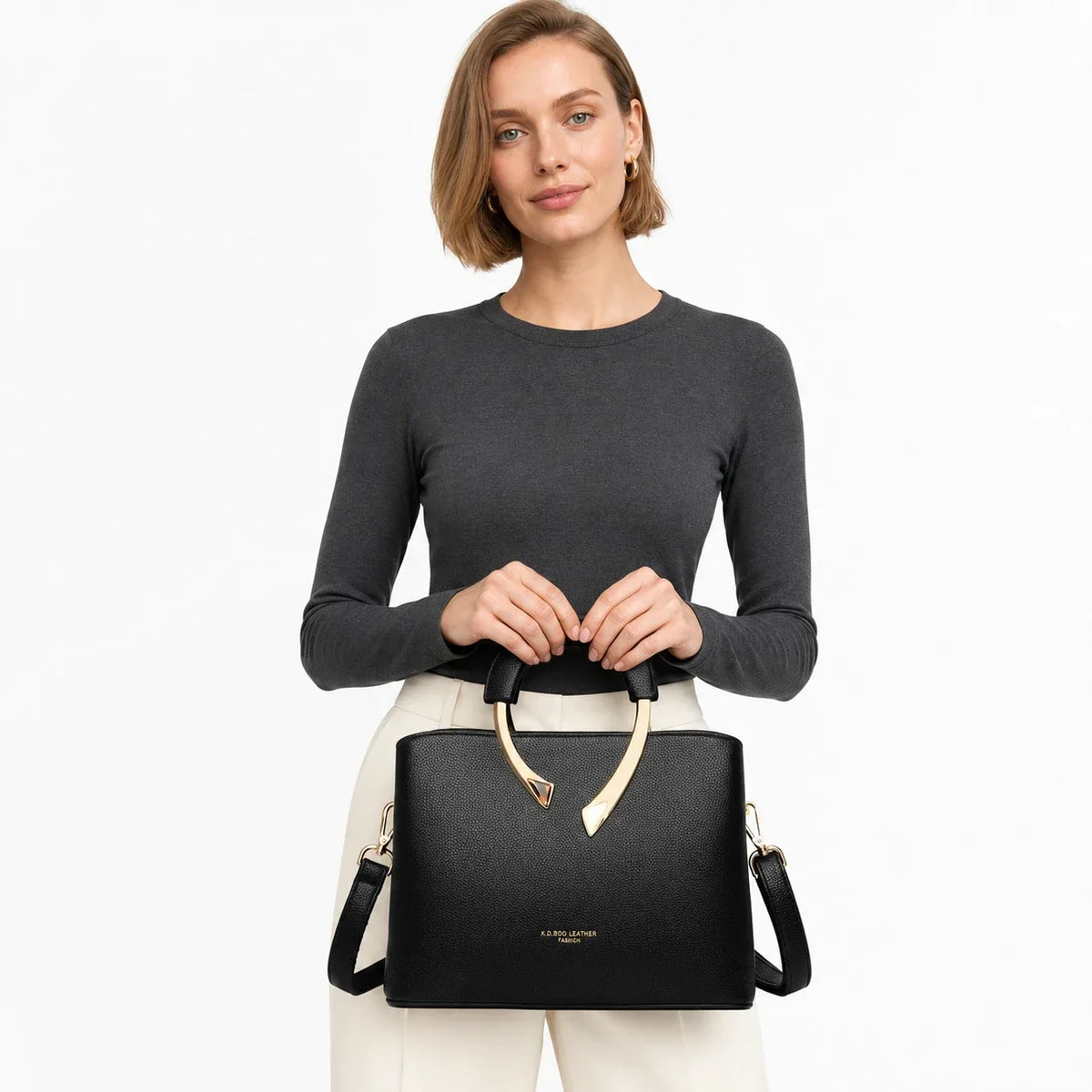 BORSA A TRACOLLA IN PELLE - UIVA