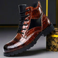 Chase | Stivali in Pelle Goffrata