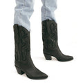 Claire | Women's Block Heel Pointed Toe Western Boots