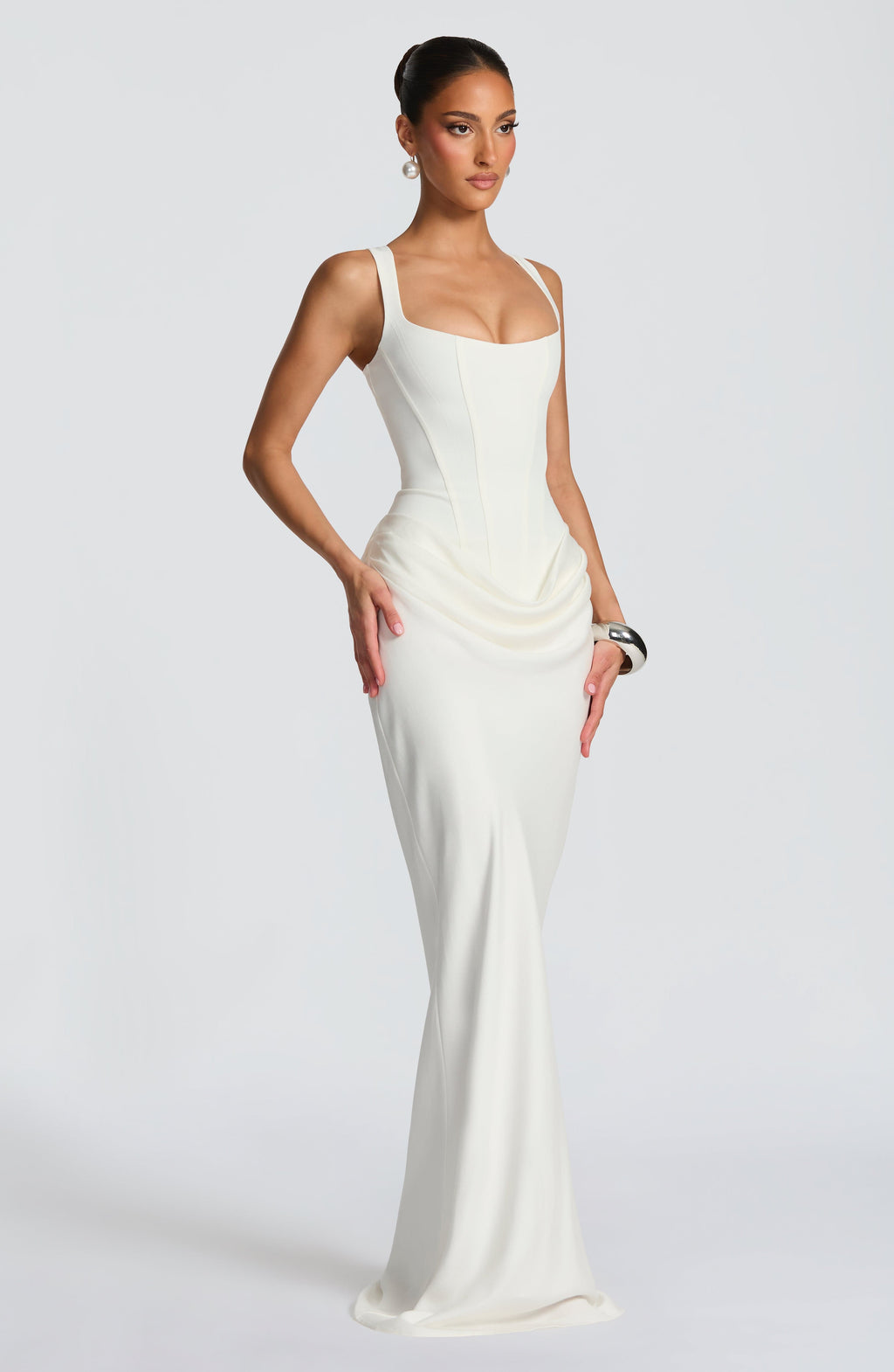 Éléonore | Square-Neck Maxi Dress