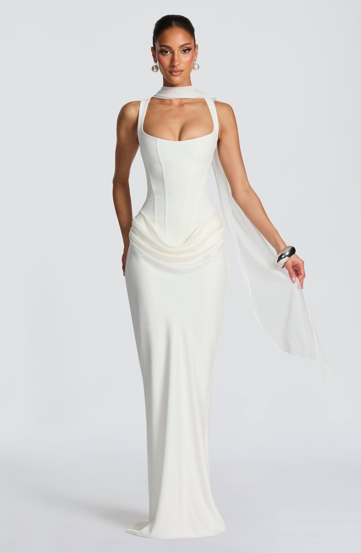 Éléonore | Square-Neck Maxi Dress