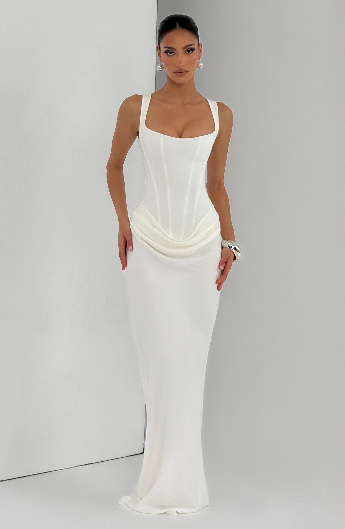 Éléonore | Square-Neck Maxi Dress