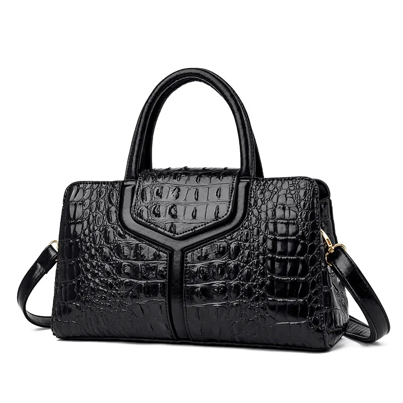 BORSA IN PELLE - CROCK