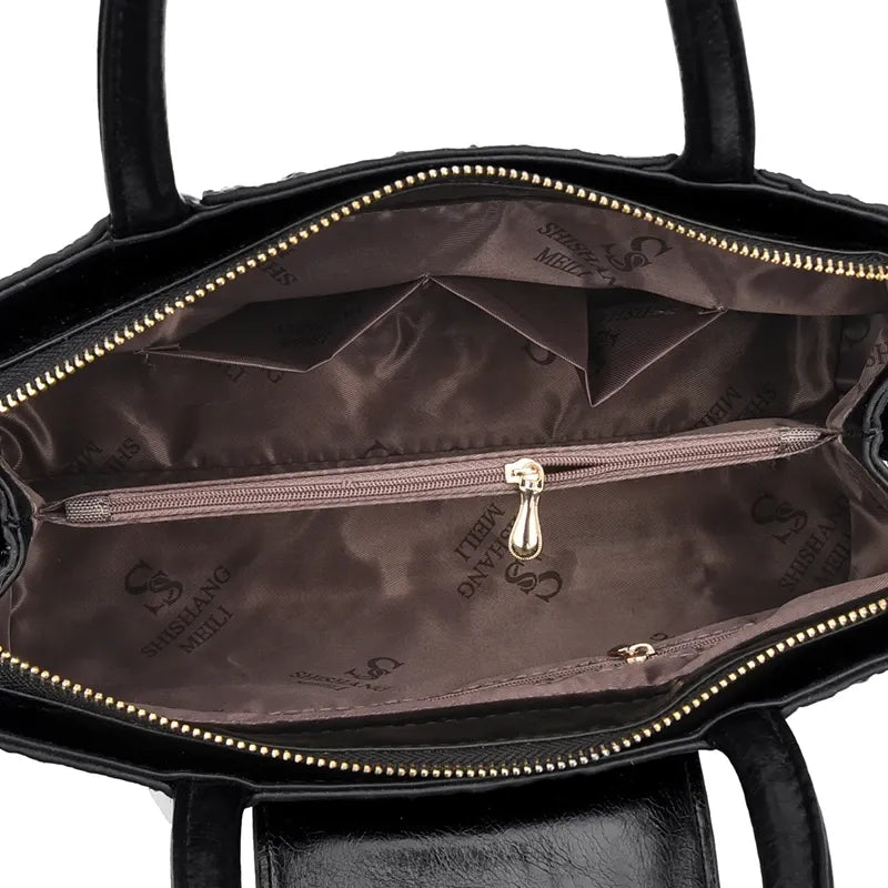 BORSA IN PELLE - CROCK