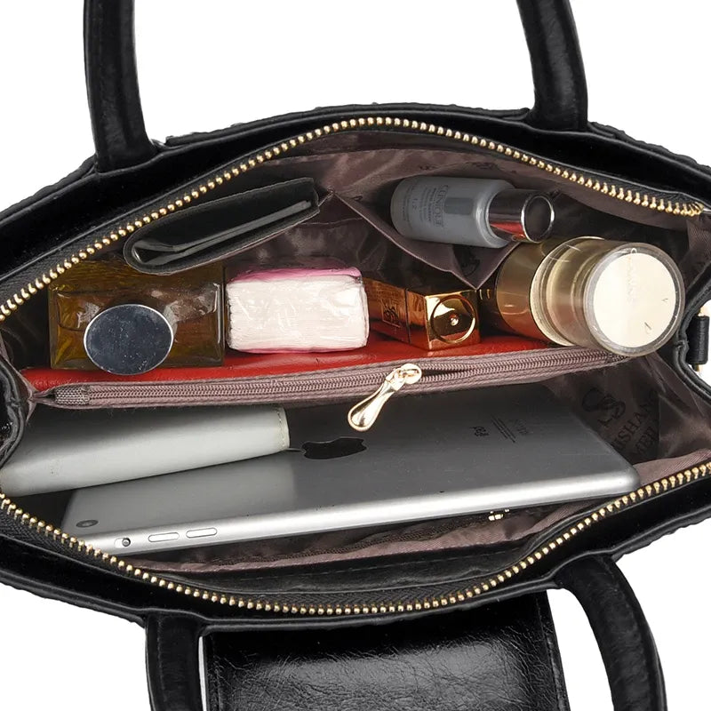 BORSA IN PELLE - CROCK