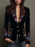 Rosanna | Blazer Ricamato Floreale Multicolore