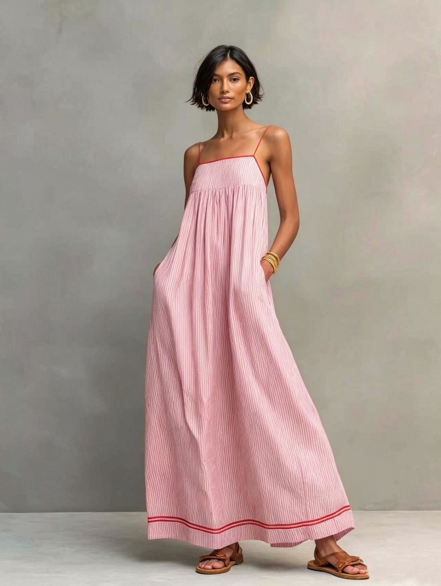 Livia | Elegant sleeveless maxi dress
