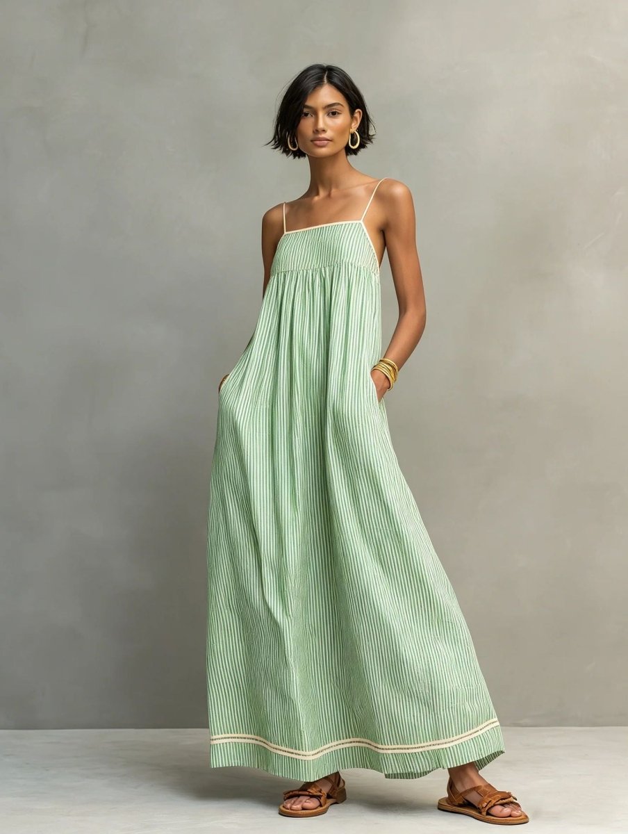Livia | Elegant sleeveless maxi dress