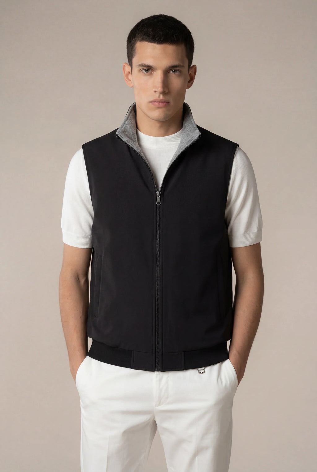 Black thermal vest
