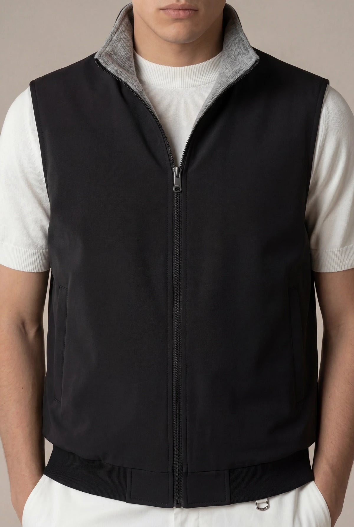 Black thermal vest