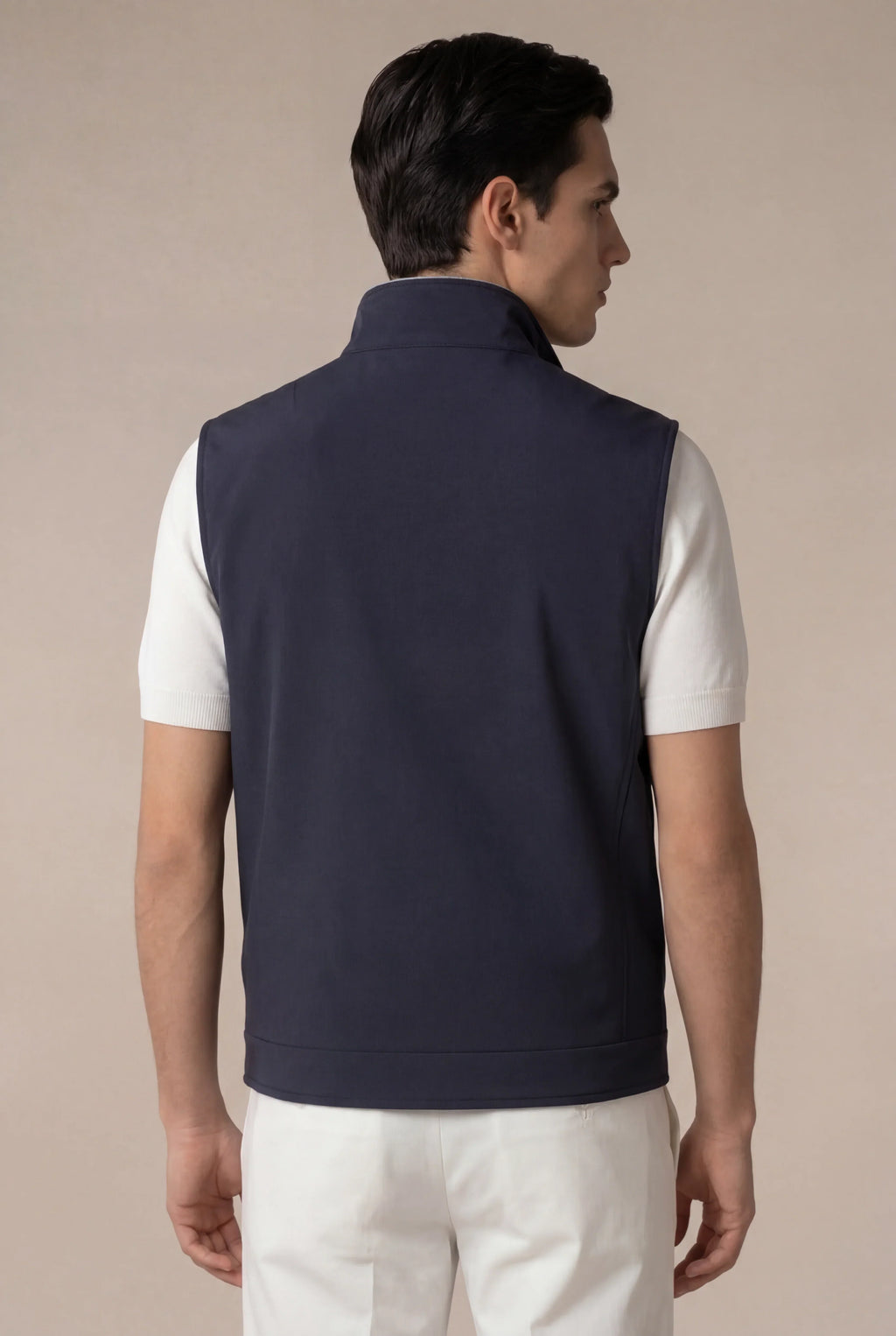 Navy blue thermal vest