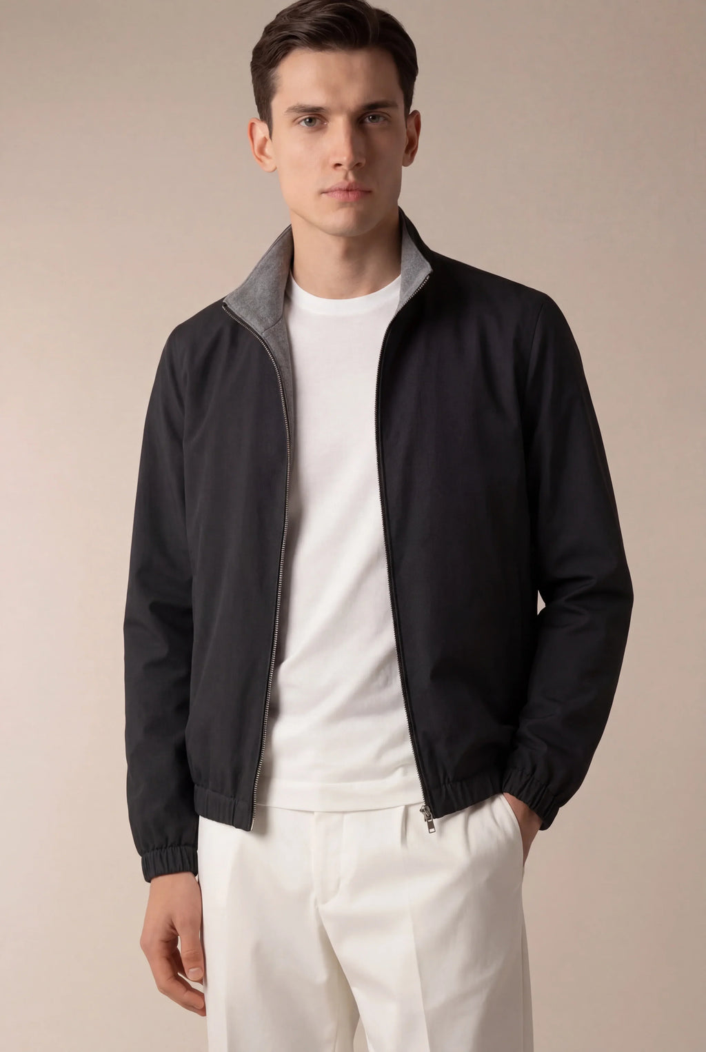 Black technical jacket