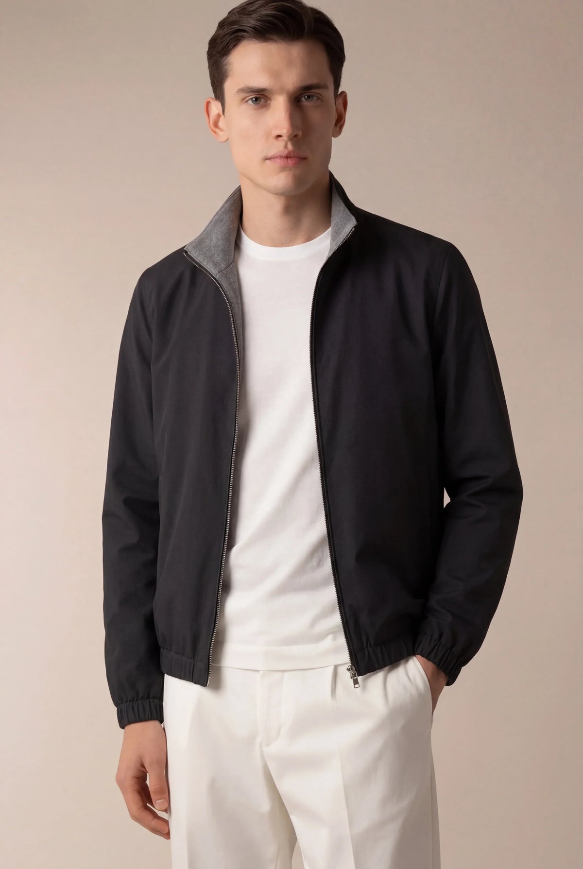 Black technical jacket