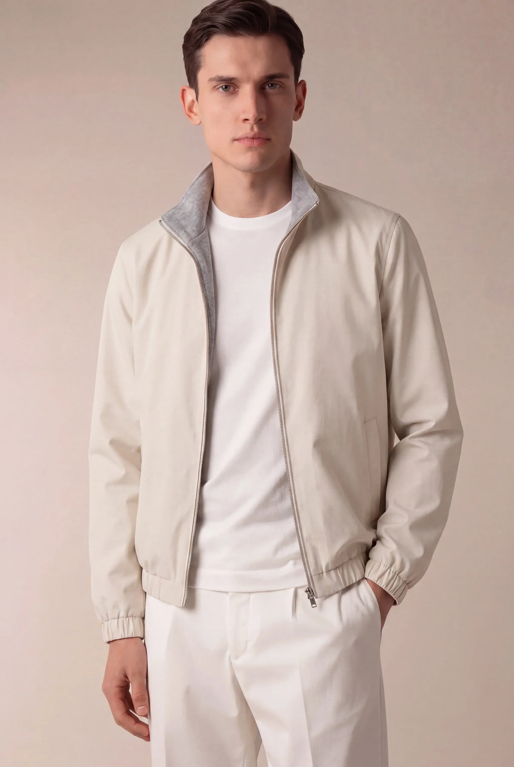 Ivory technical jacket
