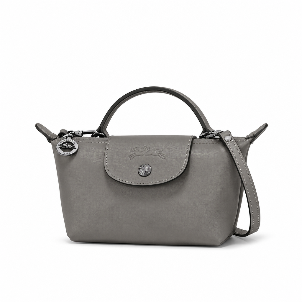 MINI LEATHER BAG | GREY