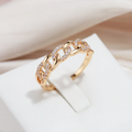 Fatima - Chic Mesh Gold Ring