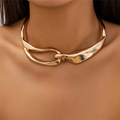 Rosario - Bold Textured Gold Necklace