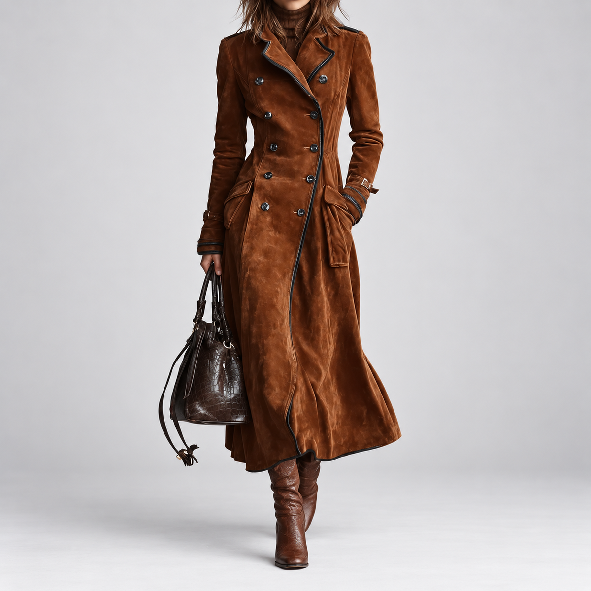 Lisa | Cappotto Lungo con Cintura