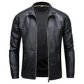 Alberto | High-Neck Leather Jacket