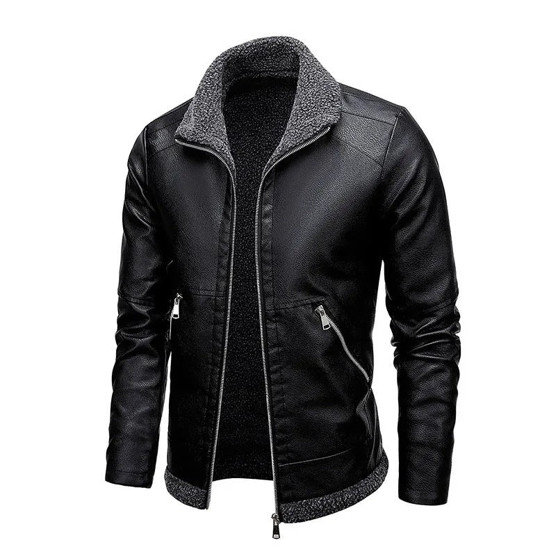 Samuele | Warm-Lined Leather Jacket