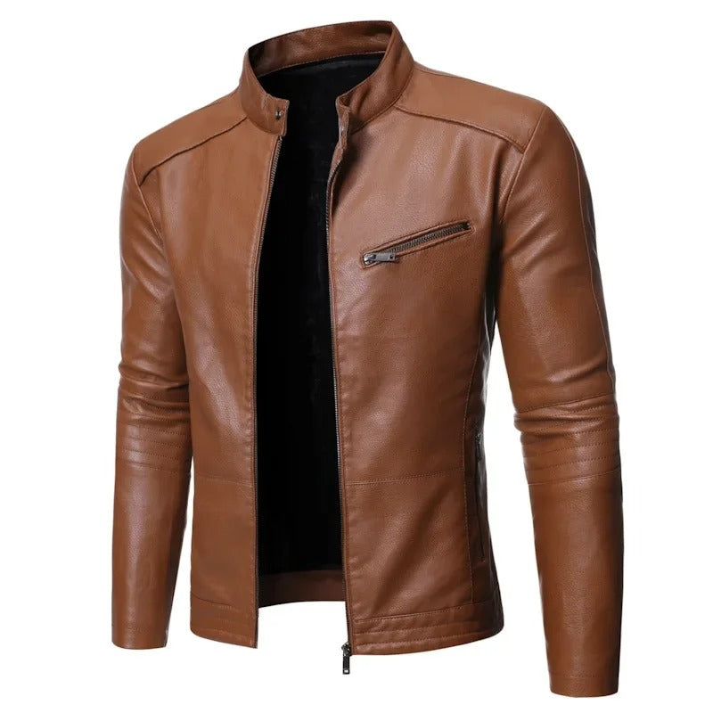 Manuel | Elegant Leather Jacket