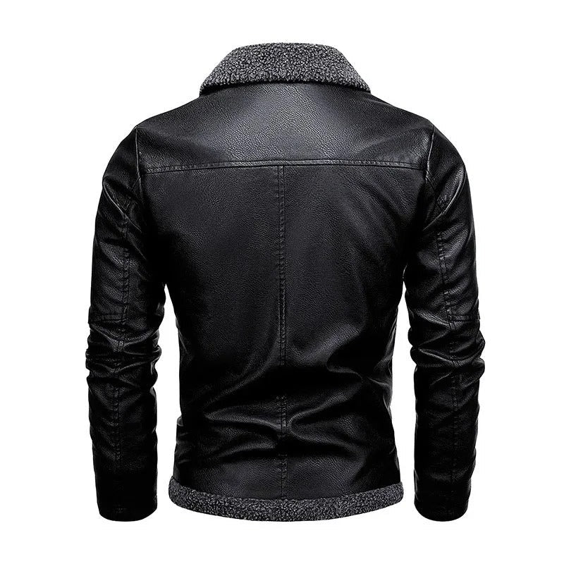 Samuele | Warm-Lined Leather Jacket