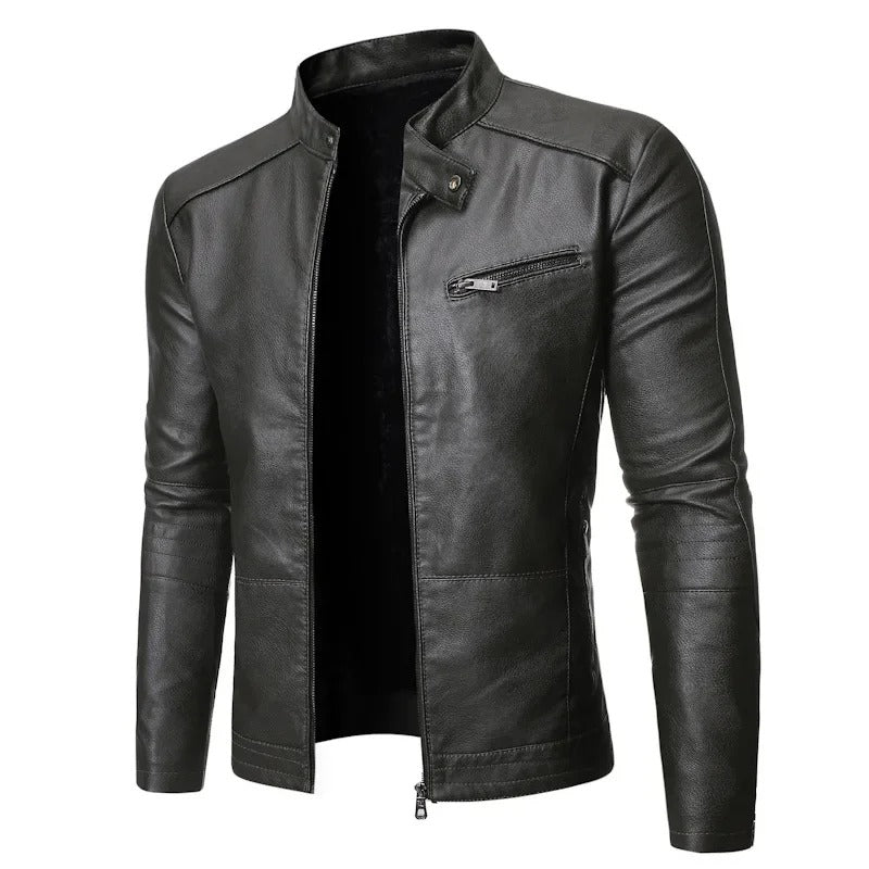 Manuel | Elegant Leather Jacket