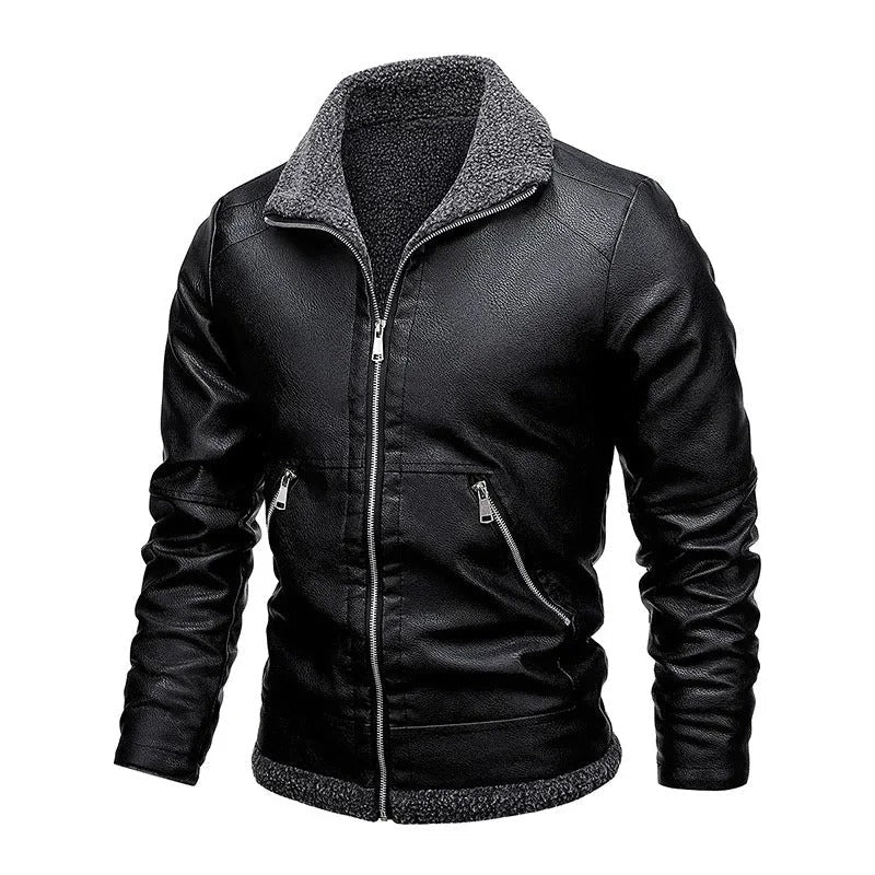 Samuele | Warm-Lined Leather Jacket