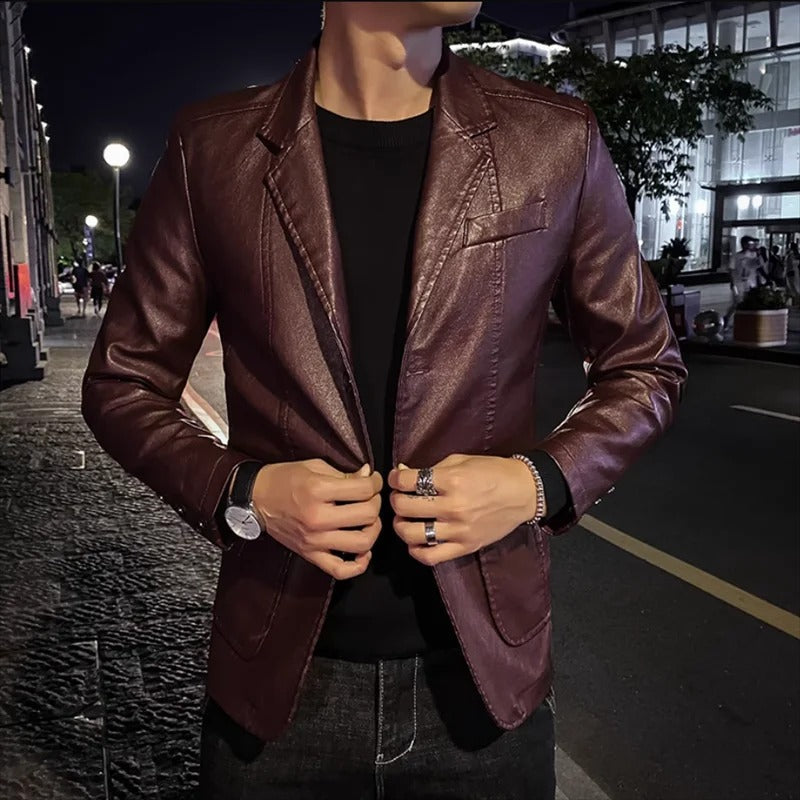 Jacopo | Business Casual Leather Jacket