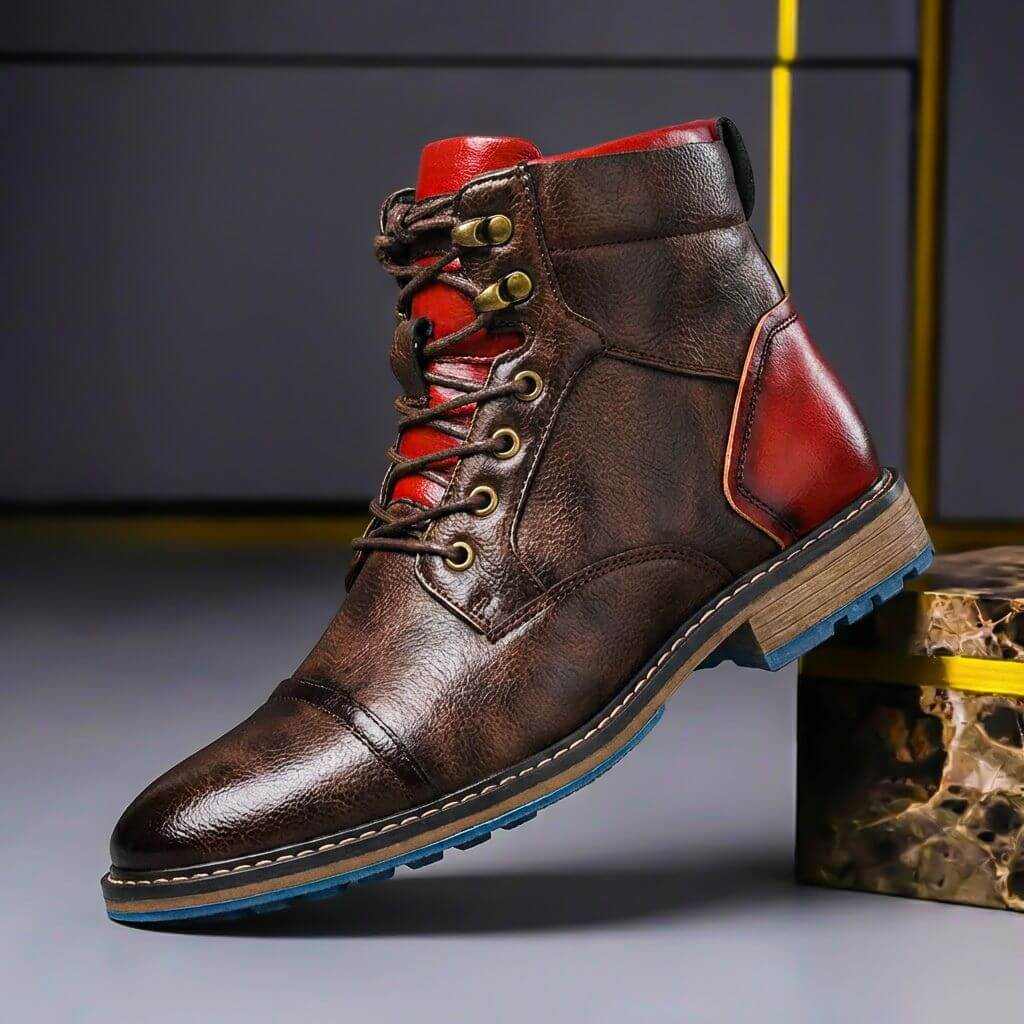 Jake | Stivali in Pelle Bicolore